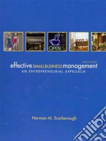 Effective Small Business Management libro in lingua di Scarborough Norman M.