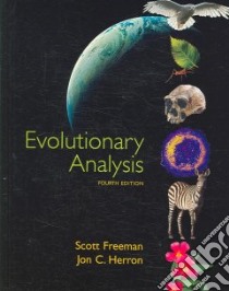 Evolutionary Analysis libro in lingua di Freeman Scott, Herron Jon C.