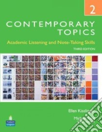Contemporary Topics 2 libro in lingua di Kisslinger Ellen, Rost Michael (EDT)