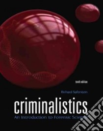 Criminalistics libro in lingua di Saferstein Richard