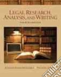 Legal Research, Analysis, and Writing libro in lingua di Hames Joanne Banker, Ekern Yvonne