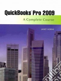 Quickbooks Pro 2009 libro in lingua di Horne Janet