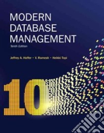 Modern Datatbase Management libro in lingua di Hoffer Jeffrey A.