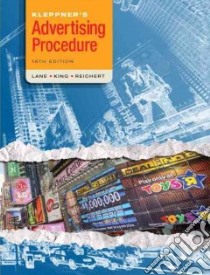 Kleppner's Advertising Procedure libro in lingua di Lane Ron W., Whitehill King Karen, Reichert Tom