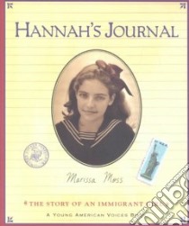 Hannah's Journal libro in lingua di Moss Marissa