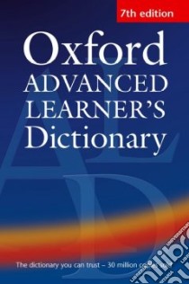 Oxford Advanced Learner's Dictionary With Compass Cd-rom libro in lingua di Hornby Albert Sydney, Wehmeier Sally (EDT)
