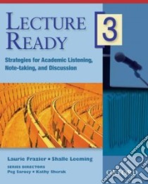 Lecture Ready 3 libro in lingua di Frazier Laurie, Leeming Shalle