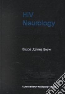 HIV Neurology libro in lingua di Brew Bruce James