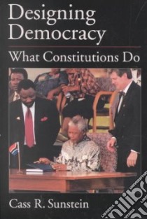 Designing Democracy libro in lingua di Sunstein Cass R.