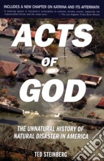 Acts of God libro in lingua di Steinberg Ted