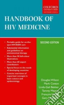 Handbook of HIV Medicine libro in lingua di Wilson Douglas (EDT), Cotton Mark (EDT), Bekker Linda-gail (EDT), Meyers Tammy (EDT), Venter Francois (EDT)