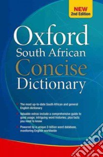 Oxford South African Concise Dictionary libro in lingua di Dictionary Unit for South African English (EDT)