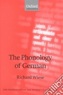 Phonology of German libro in lingua di Richard, Wiese