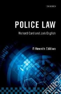 Police Law libro in lingua di Card Richard, English Jack