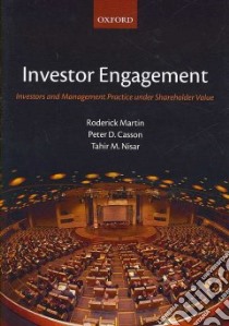 Investor Engagement libro in lingua di Martin Roderick