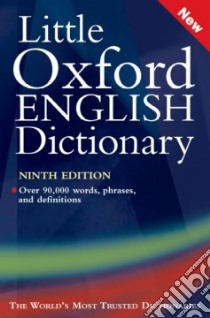 Little Oxford English Dictionary libro in lingua di Hawker Sara (EDT)