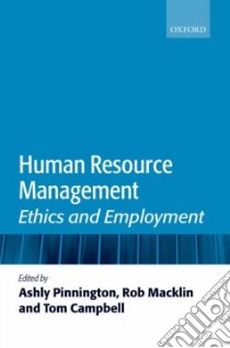 Human Resource Management libro in lingua di Pinnington Ashly H. (EDT), Macklin Rob (EDT), Campbell Tom (EDT)