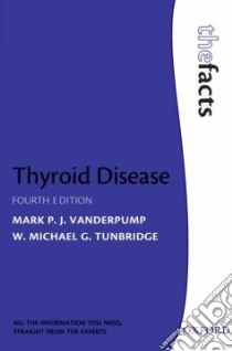 Thyroid Disease libro in lingua di Vanderpump Mark, Tunbridge W. Michael G.