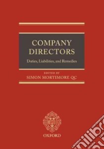 Company Directors libro in lingua di Mortimore Simon (EDT)