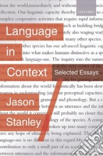 Language in Context libro in lingua di Stanley Jason