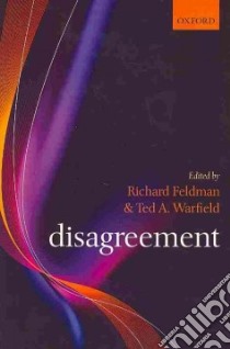 Disagreement libro in lingua di Feldman Richard, Warfield Ted A.