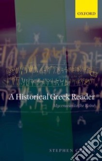 A Historical Greek Reader libro in lingua di Colvin Stephen
