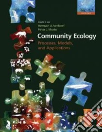 Community Ecology libro in lingua di Verhoef Herman A. (EDT), Morin Peter Jay (EDT)