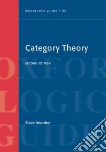 Category Theory libro in lingua di Awodey Steve