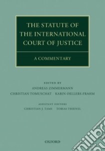 Statute of the International Court of Justice libro in lingua di Andreas Zimmermann