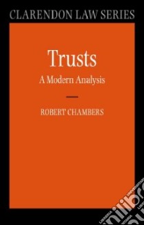 Trusts libro in lingua di Chambers Robert