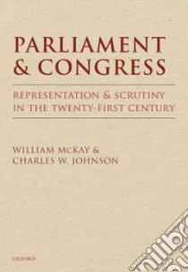 Parliament and Congress libro in lingua di Mckay William, Johnson Charles W.
