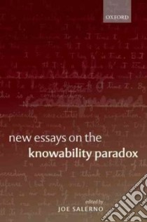 New Essays on the Knowability Paradox libro in lingua di Salerno Joe (EDT)