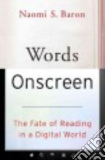 Words Onscreen libro in lingua di Baron Naomi S.