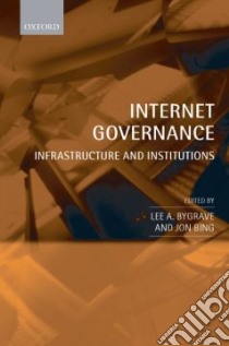 Internet Governance libro in lingua di Bygrave Lee A. (EDT), Bing Jon (EDT)