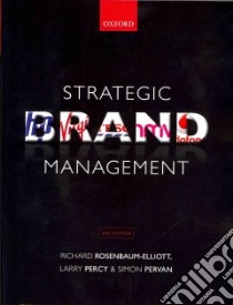 Strategic Brand Management libro in lingua di Simon Rosenbaum-Elliott