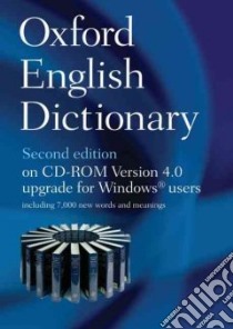 Oxford English Dictionary libro in lingua di Not Available (NA)