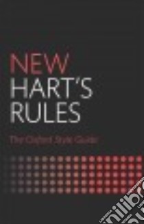 New Hart's Rules libro in lingua di Waddingham Anne