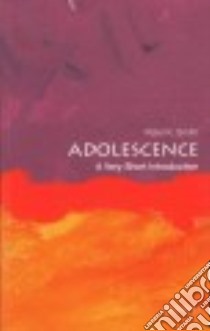Adolescence libro in lingua di Smith Peter K.
