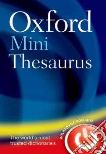 Oxford Mini Thesaurus libro in lingua di Waite Maurice (EDT)