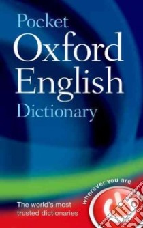 Pocket Oxford English Dictionary libro in lingua di Waite Maurice (EDT)