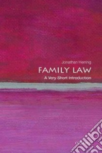 Family Law libro in lingua di Herring Jonathan