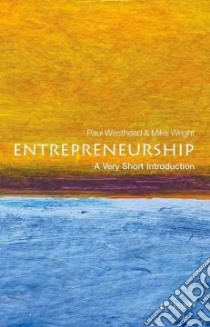 Entrepreneurship libro in lingua di Westhead Paul, Wright Mike