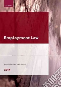 Employment Law libro in lingua di James Holland