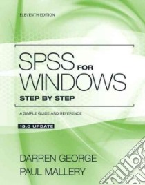 SPSS for Windows Step by Step libro in lingua di George Darren, Mallery Paul