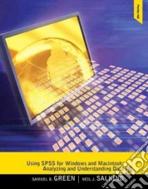 Using SPSS for Windows and Macintosh libro in lingua di Green Samuel B., Salkind Neil J.