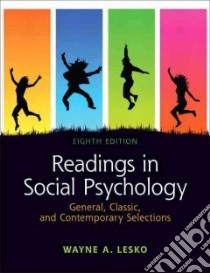 Readings in Social Psychology libro in lingua di Lesko Wayne A.