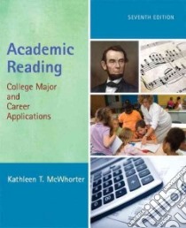 Academic Reading libro in lingua di McWhorter Kathleen T.