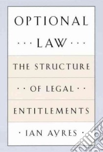 Optional Law libro in lingua di Ayres Ian
