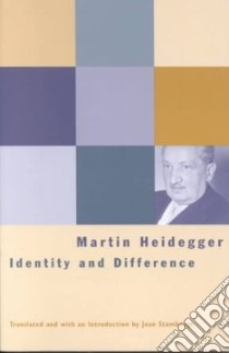 Identity and Difference libro in lingua di Heidegger Martin