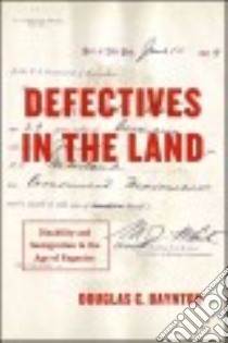 Defectives in the Land libro in lingua di Baynton Douglas C.